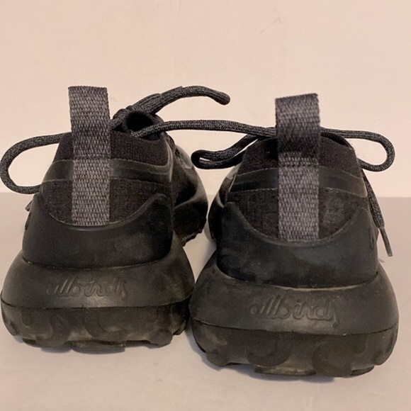 Allbirds Womens Black SWT Ripstop Low Top Lace Up Trail Runners Shoes - Picture 3 of 8